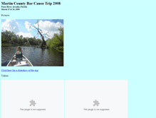 Tablet Screenshot of canoetrip.thurlowpa.com
